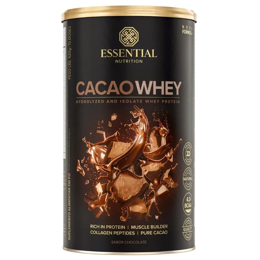 Cacao Whey, proteína do soro do leite com cacau